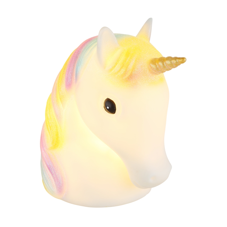 Globo - Lampada da notte LED per bambini LED/1W/230/4,5V 3xAA unicorno