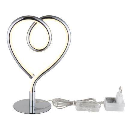 Globo - Lampada da tavolo LED LED/6W/230V cromo lucido