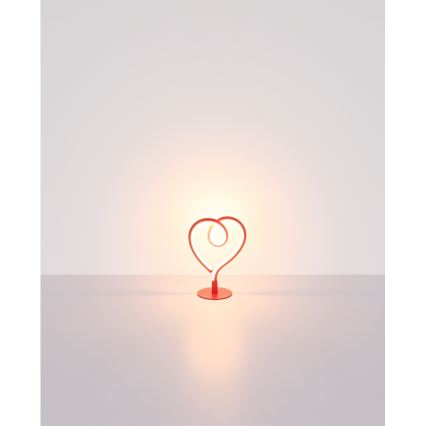 Globo - Lampada da tavolo LED LED/6W/230V rosso