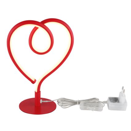 Globo - Lampada da tavolo LED LED/6W/230V rosso