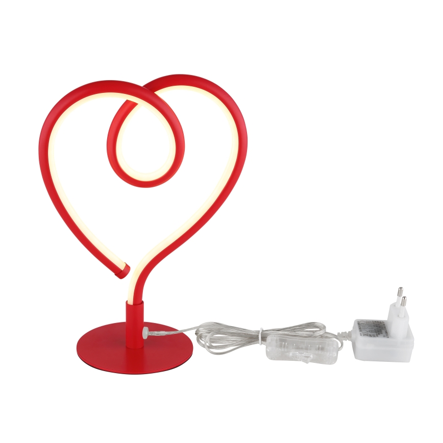 Globo - Lampada da tavolo LED LED/6W/230V rosso