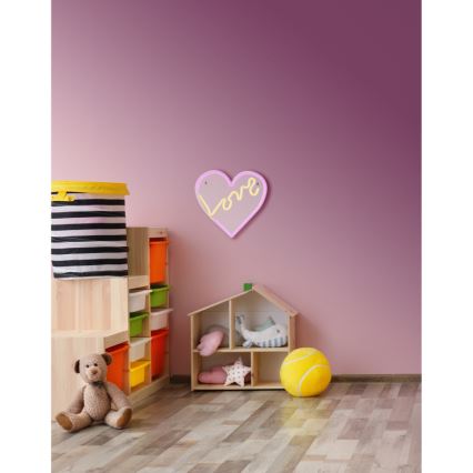 Globo - LED Decorazione murale al neon LED/3W/USB cuore