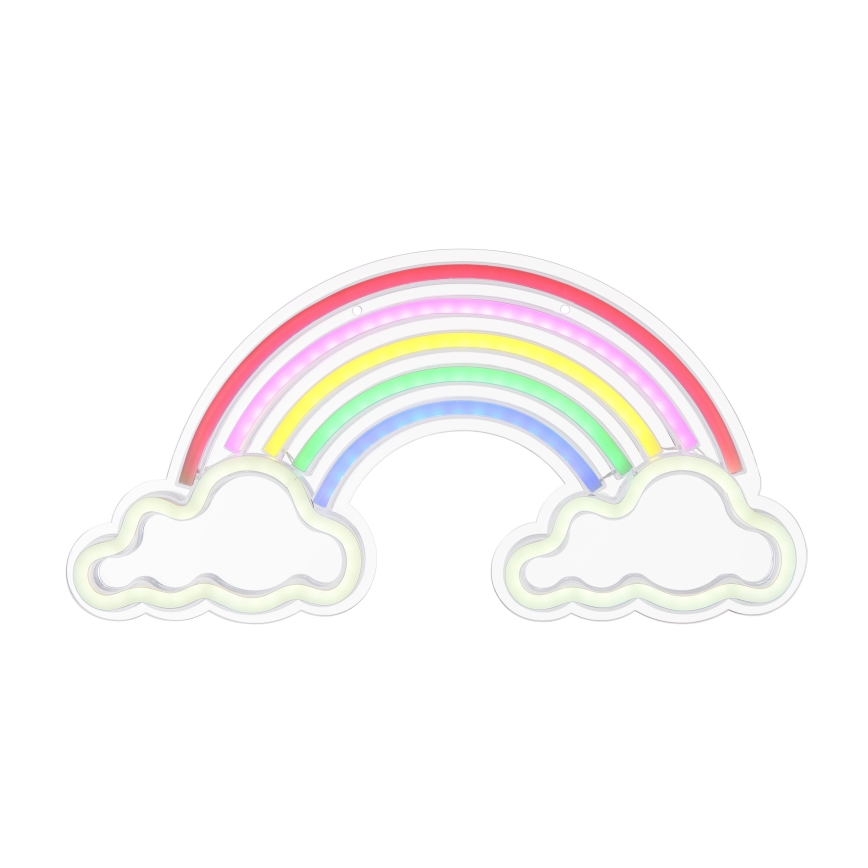 Globo - LED Decorazione murale al neon LED/3W/USB arcobaleno