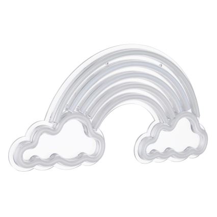 Globo - LED Decorazione murale al neon LED/3W/USB arcobaleno