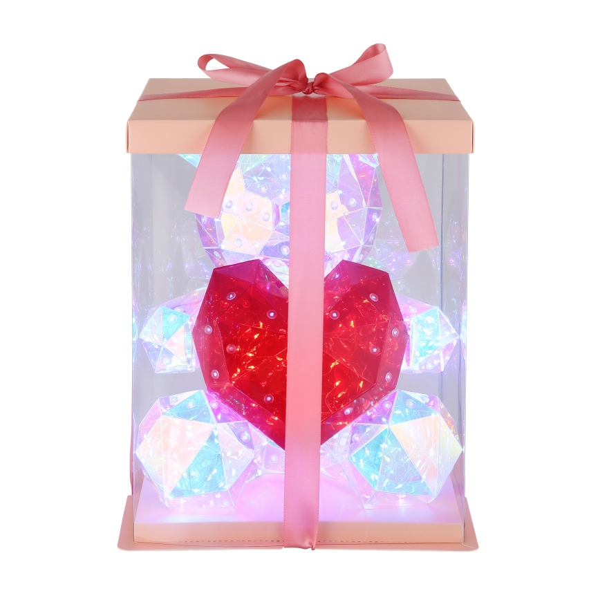Globo - Decorazione da tavolo LED in confezione regalo LED/6W/5V USB a forma di orso