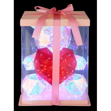 Globo - Decorazione da tavolo LED in confezione regalo LED/6W/5V USB a forma di orso