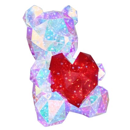 Globo - Decorazione da tavolo LED in confezione regalo LED/6W/5V USB a forma di orso