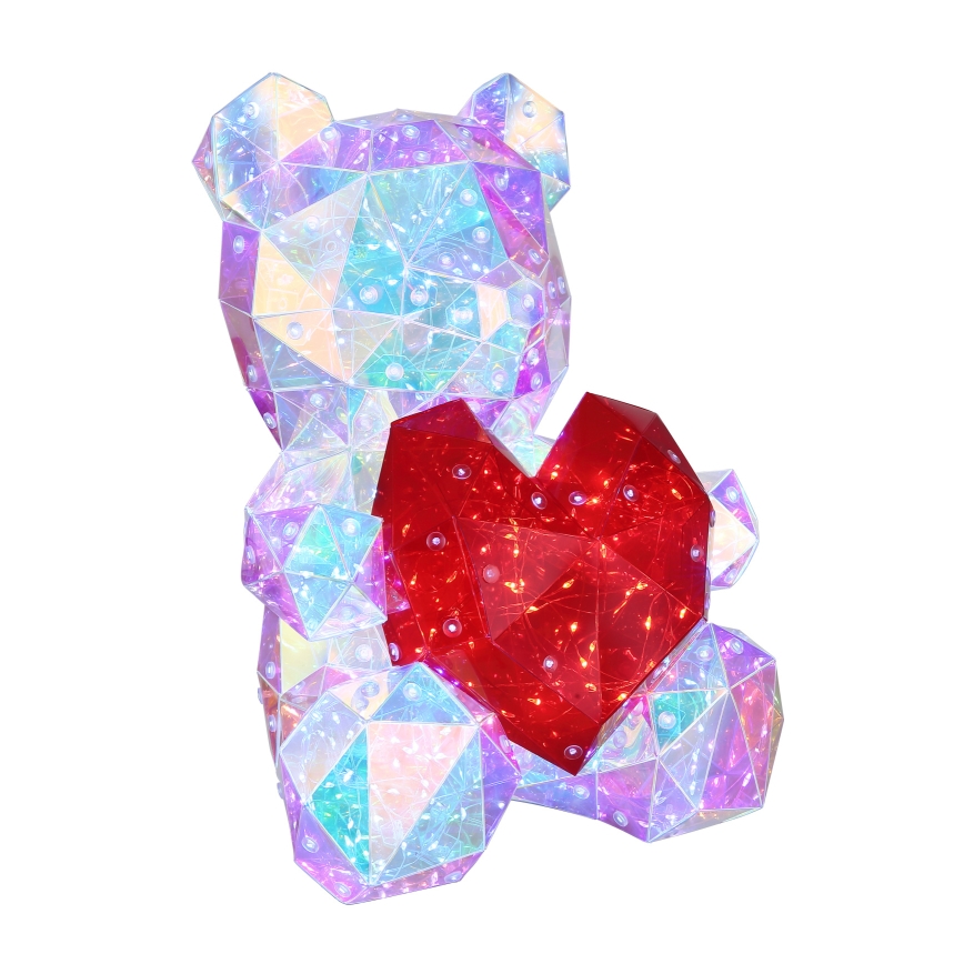 Globo - Decorazione da tavolo LED in confezione regalo LED/6W/5V USB a forma di orso