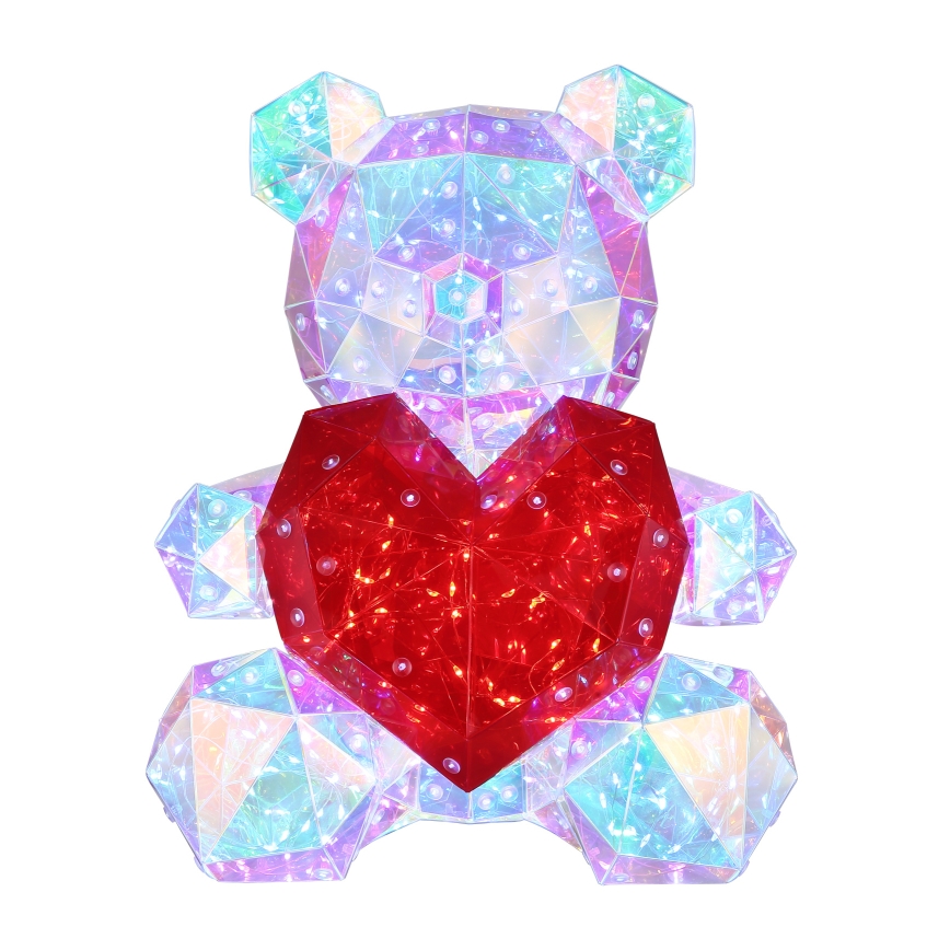 Globo - Decorazione da tavolo LED in confezione regalo LED/6W/5V USB a forma di orso