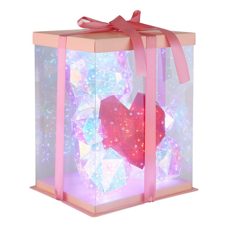 Globo - Decorazione da tavolo LED in confezione regalo LED/6W/5V USB a forma di orso