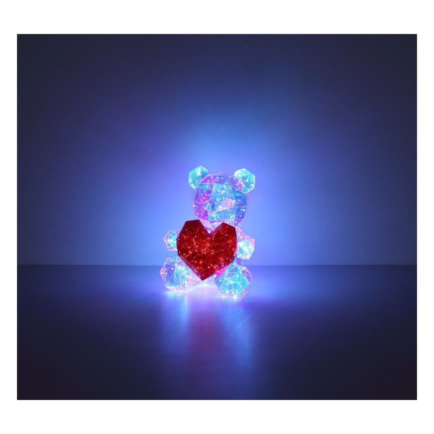 Globo - Decorazione da tavolo LED in confezione regalo LED/6W/5V USB a forma di orso