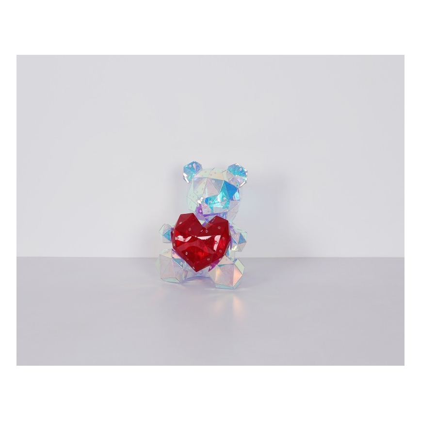 Globo - Decorazione da tavolo LED in confezione regalo LED/6W/5V USB a forma di orso