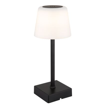 Globo - Lampada da tavolo touch dimmerabile LED/2W/5V 3000/4500/6500K 800 mAh nera