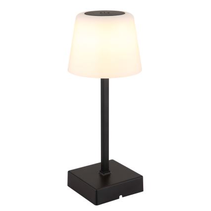 Globo - Lampada da tavolo touch dimmerabile LED/2W/5V 3000/4500/6500K 800 mAh nera