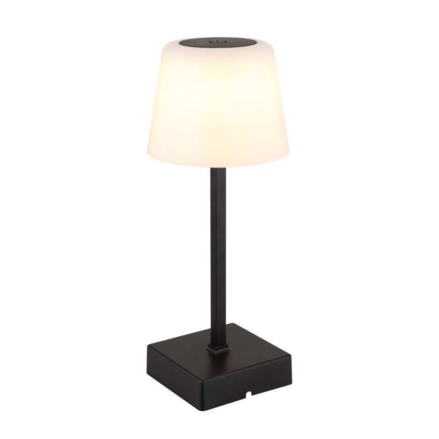Globo - Lampada da tavolo touch dimmerabile LED/2W/5V 3000/4500/6500K 800 mAh nera