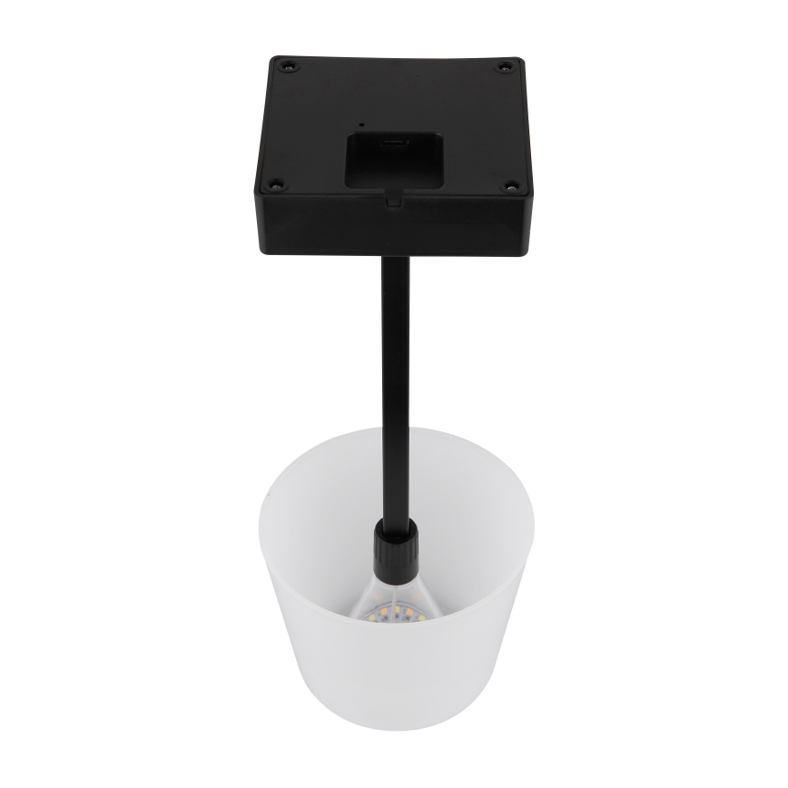 Globo - Lampada da tavolo touch dimmerabile LED/2W/5V 3000/4500/6500K 800 mAh nera