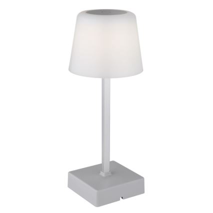 Globo - Lampada da tavolo LED dimmerabile con touch LED/2W/5V 3000/4500/6500K 800 mAh argento