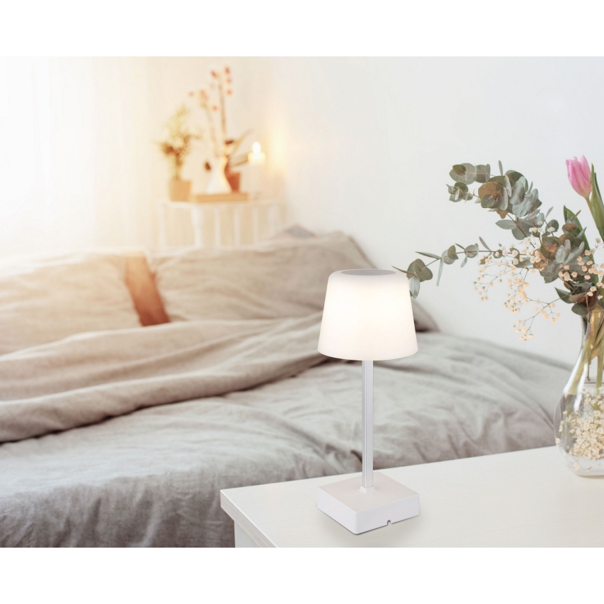 Globo - Lampada da tavolo LED dimmerabile con touch LED/2W/5V 3000/4500/6500K 800 mAh bianco