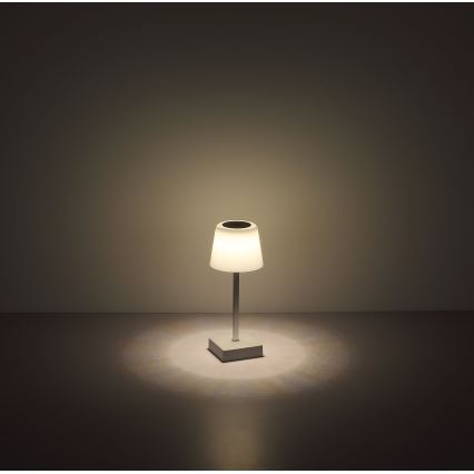 Globo - Lampada da tavolo LED dimmerabile con touch LED/2W/5V 3000/4500/6500K 800 mAh bianco
