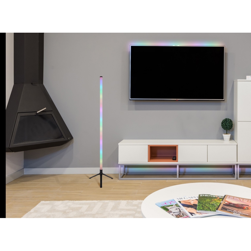 Globo - Lampada da terra LED RGB dimmerabile LED/7W/5V + telecomando