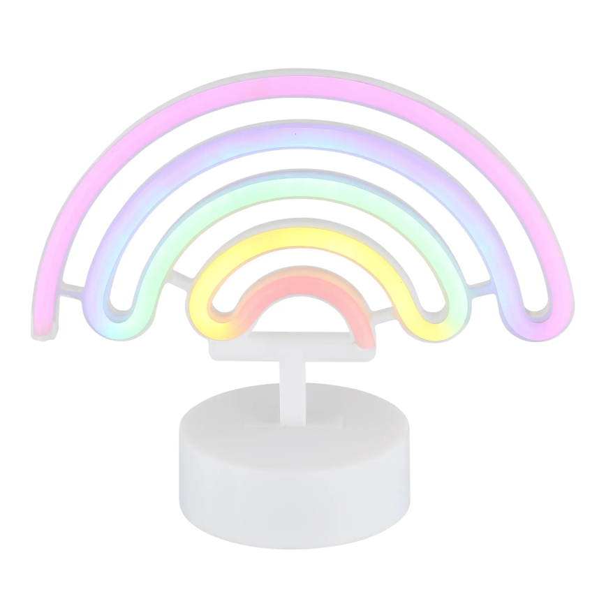 Globo - Decorazione da tavolo al neon LED/2W/3xAA arcobaleno