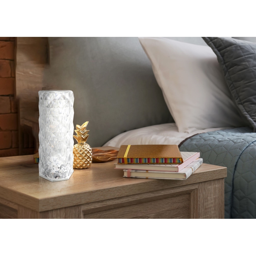 Globo - Lampada da tavolo LED dimmerabile con controllo touch LED/1W/5V 2700/4000/6500K 800 mAh