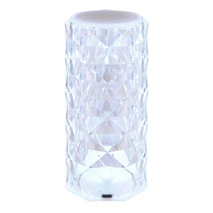Globo - Lampada da tavolo ricaricabile a LED RGB con controllo touch LED/0,6W/3,7V 500mAh