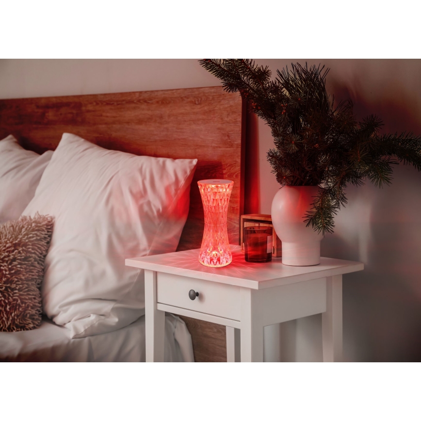 Globo - Lampada da tavolo LED RGB touch LED/1W/5V 800 mAh