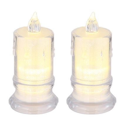Globo - SET 2x LED Candele LED/0,25W/3xLR1130