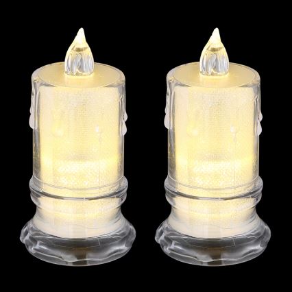 Globo - SET 2x LED Candele LED/0,25W/3xLR1130