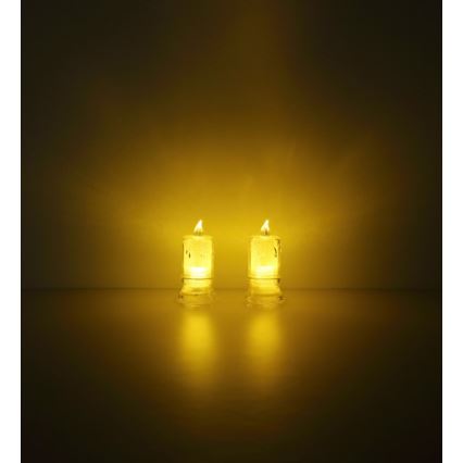 Globo - SET 2x LED Candele LED/0,25W/3xLR1130