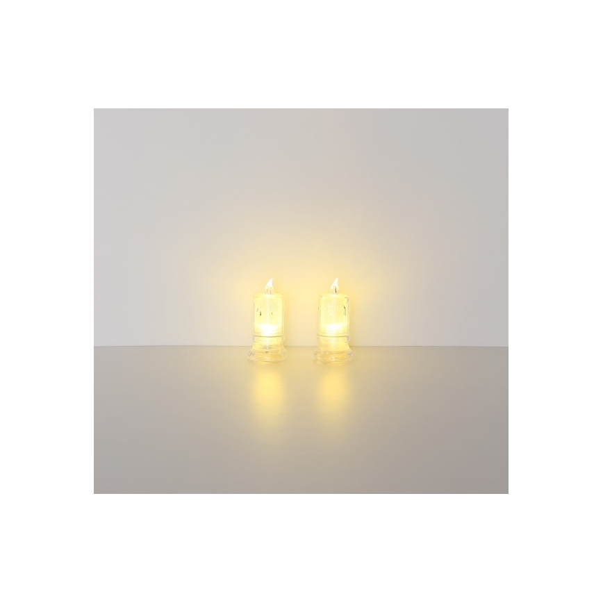 Globo - SET 2x LED Candele LED/0,25W/3xLR1130