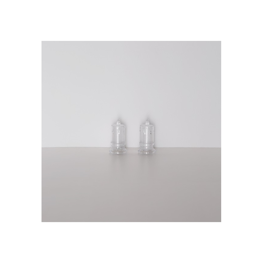 Globo - SET 2x LED Candele LED/0,25W/3xLR1130