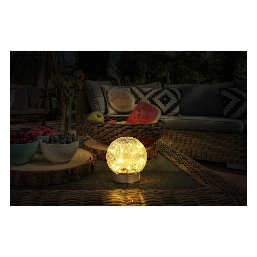 Globo - LED Decorativa ricaricabile lampada da tavolo 25xLED/0,06W/5V 600 mAh IP44
