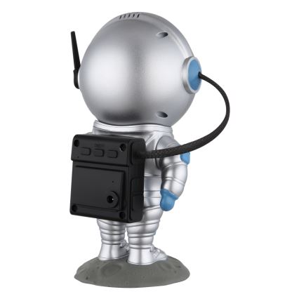 Globo - Lampada da tavolo LED RGB LED/4,5W/5V astronauta argento