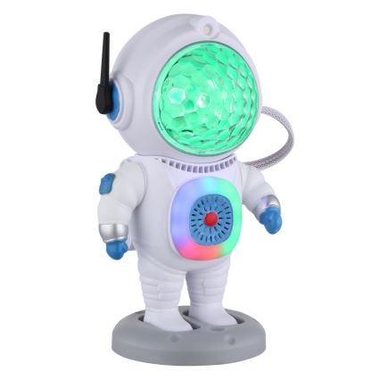 Globo - Lampada da tavolo LED RGB LED/6W/5V astronauta bianca