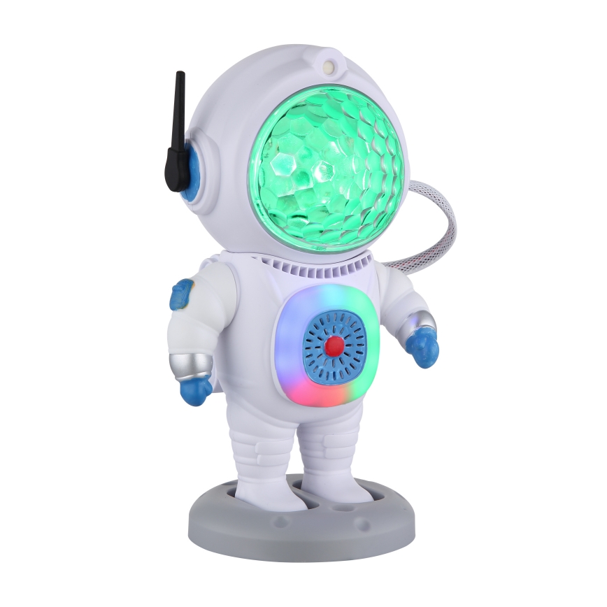 Globo - Lampada da tavolo LED RGB LED/6W/5V astronauta bianca
