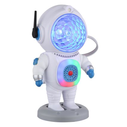 Globo - Lampada da tavolo LED RGB LED/6W/5V astronauta bianca