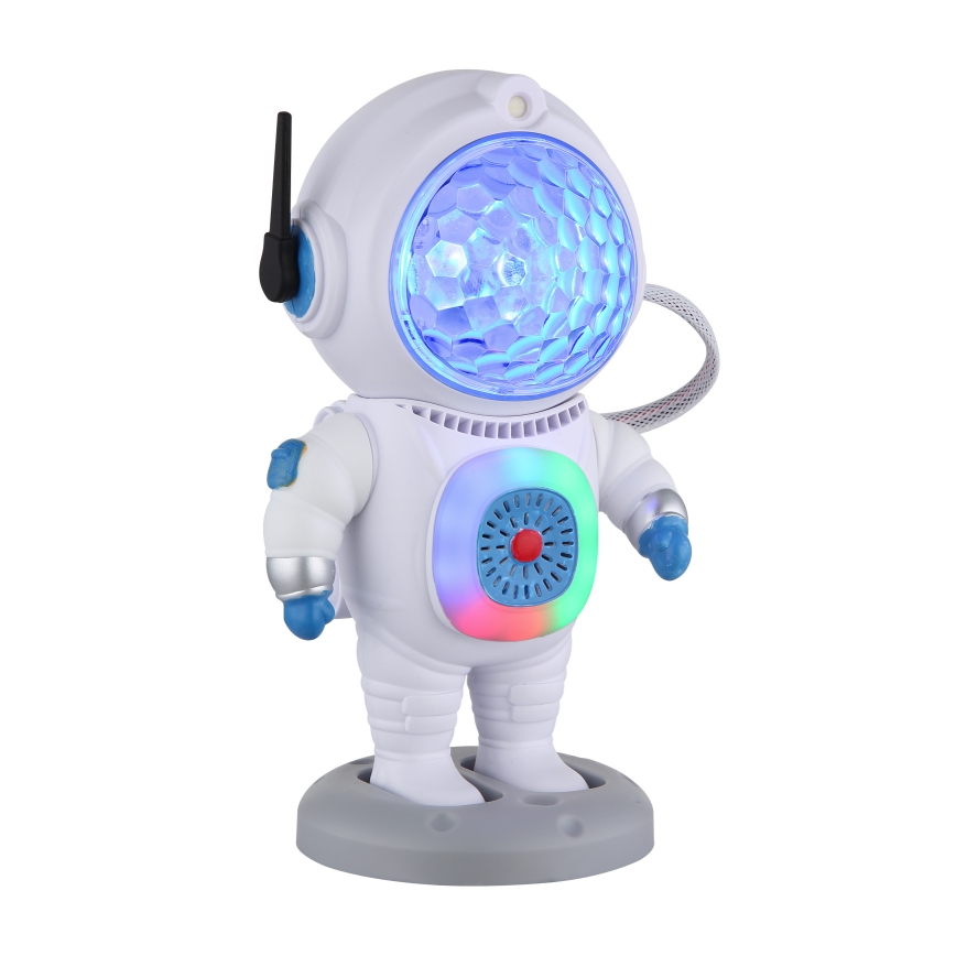Globo - Lampada da tavolo LED RGB LED/6W/5V astronauta bianca