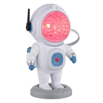 Globo - Lampada da tavolo LED RGB LED/6W/5V astronauta bianca