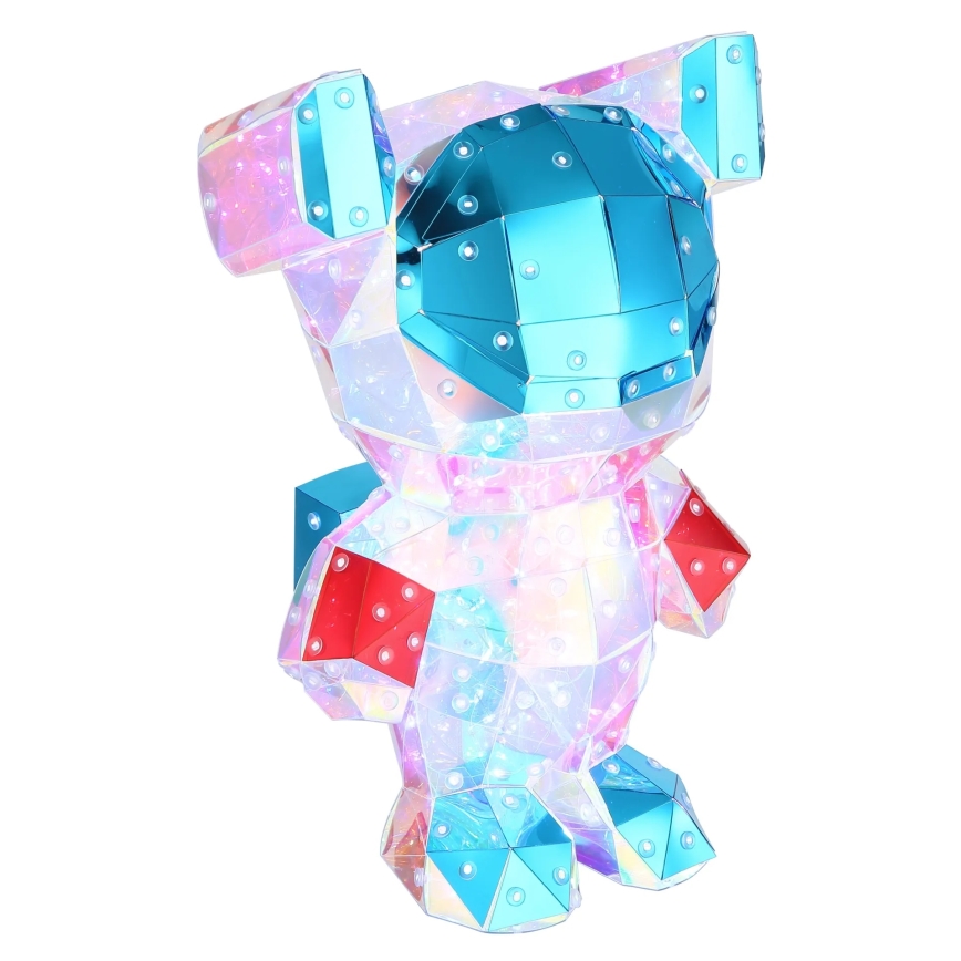 Globo - Decorazione da tavolo LED in confezione regalo LED/0,03W/5V USB orsetto spaziale