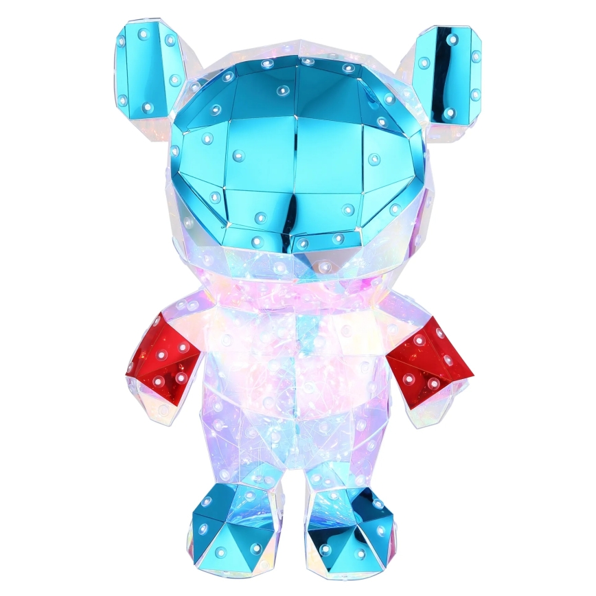 Globo - Decorazione da tavolo LED in confezione regalo LED/0,03W/5V USB orsetto spaziale