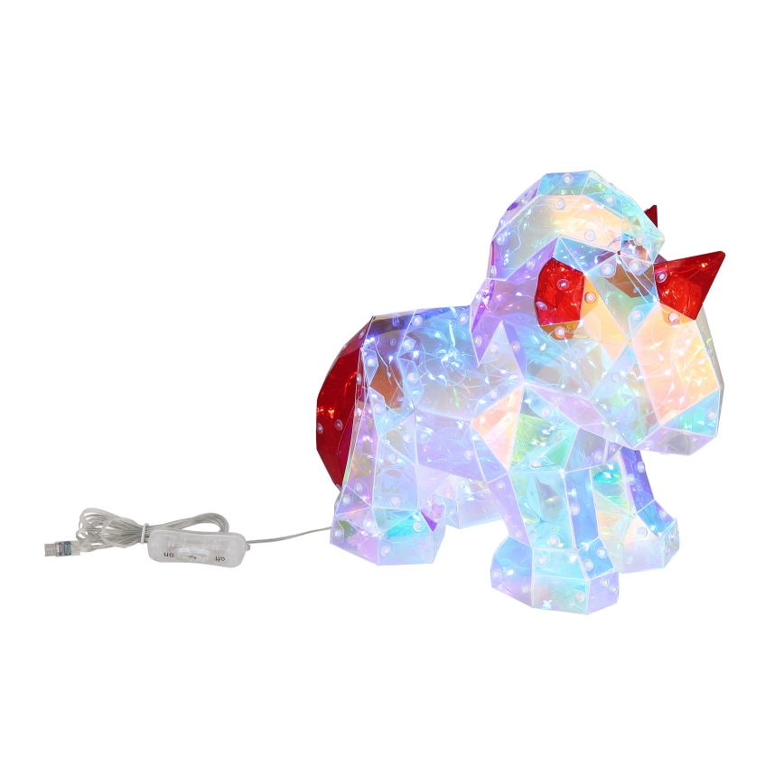 Globo - LED Decorazioneda tavolo LED/3W/5V USB unicorno