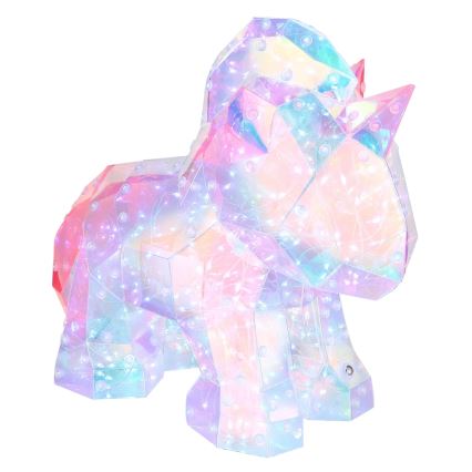 Globo - Decorazione da tavolo LED ricaricabile e dimmerabile LED/4W/5V 1800 mAh unicorno