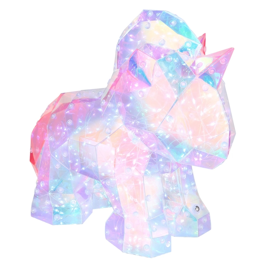 Globo - Decorazione da tavolo LED ricaricabile e dimmerabile LED/4W/5V 1800 mAh unicorno