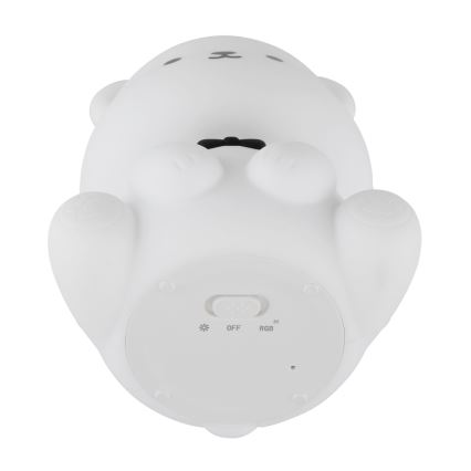 Globo - LED RGBW dimmerabile luce notturna ricaricabile per bambini LED/1W/5V 1200 mAh orsetto