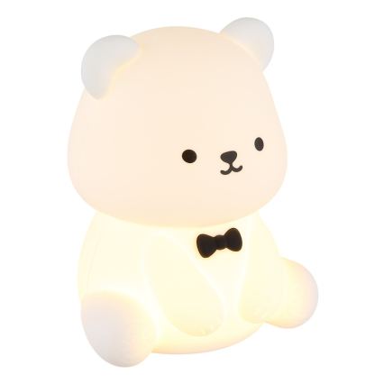 Globo - LED RGBW dimmerabile luce notturna ricaricabile per bambini LED/1W/5V 1200 mAh orsetto