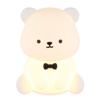 Globo - LED RGBW dimmerabile luce notturna ricaricabile per bambini LED/1W/5V 1200 mAh orsetto