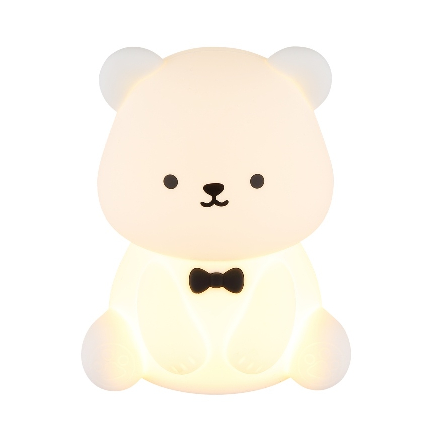 Globo - LED RGBW dimmerabile luce notturna ricaricabile per bambini LED/1W/5V 1200 mAh orsetto