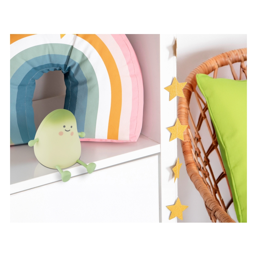 Globo - LED RGBW dimmerabile ricaricabile lampada da notte per bambini LED/2W/5V 1200 mAh mango
